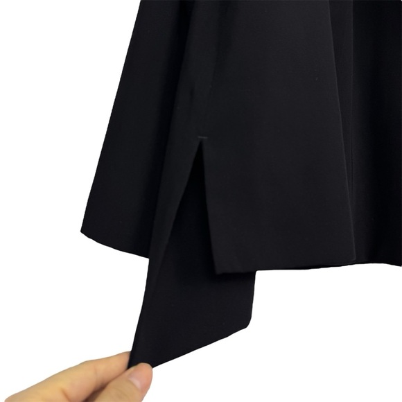 Eileen Fisher Silk Crepe Ponte Black Blazer Oversized Open Front Jacket Size 3X - Picture 5 of 9